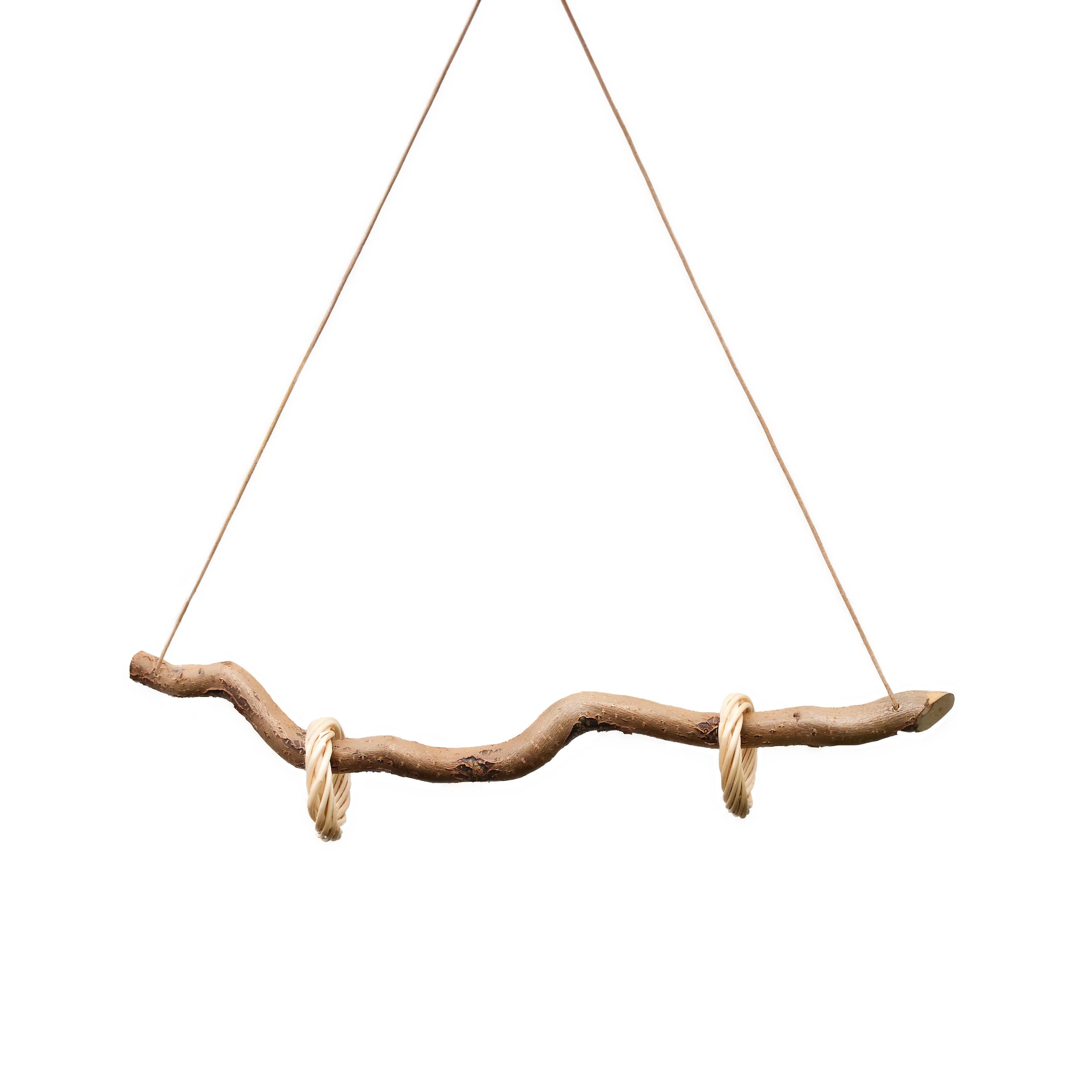 naturschaukel_fuer_sittiche Naturschaukel mit Weidenringen 40 - 50 cm