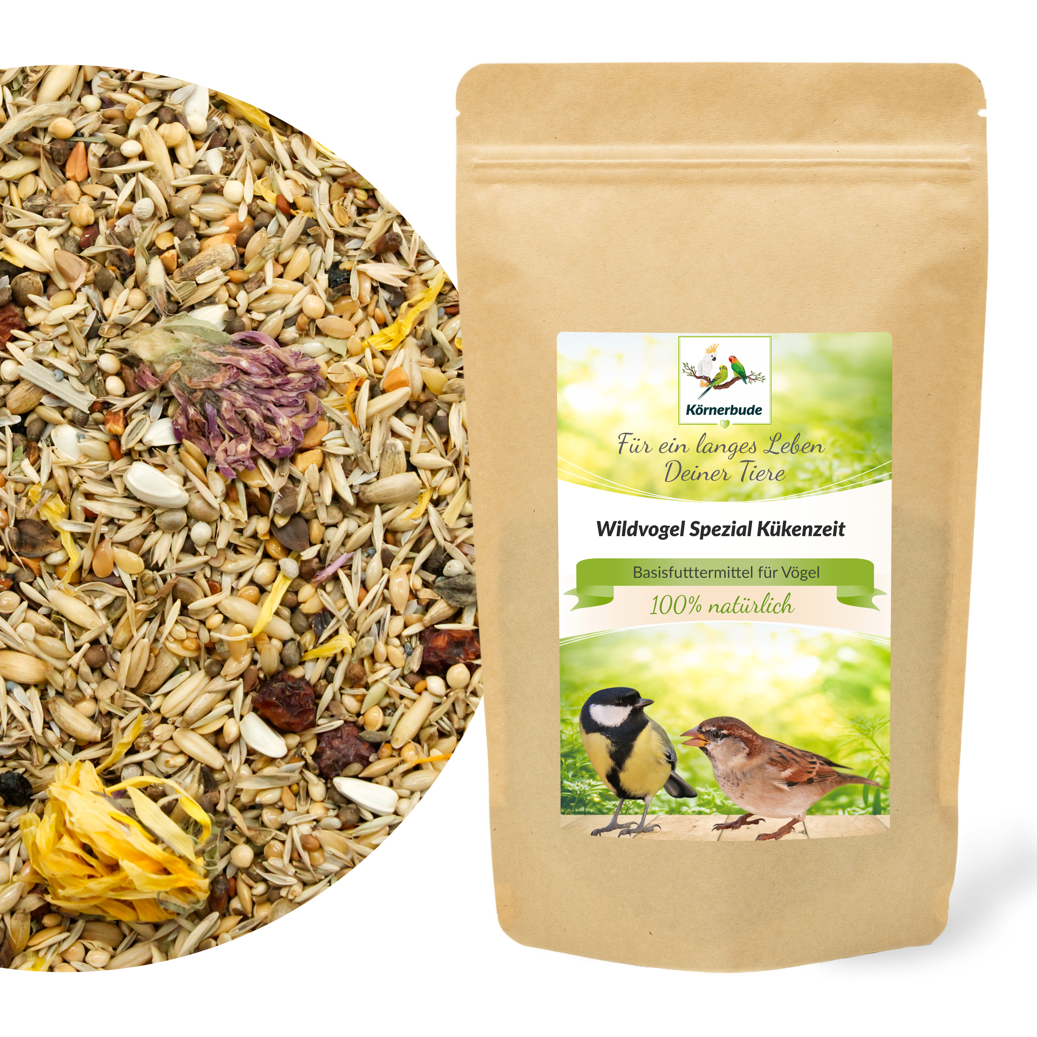 wildvogel_spezial_kuekenzeit_wildvogelfutter_koernerbude Wildvogel Spezial Kükenzeit