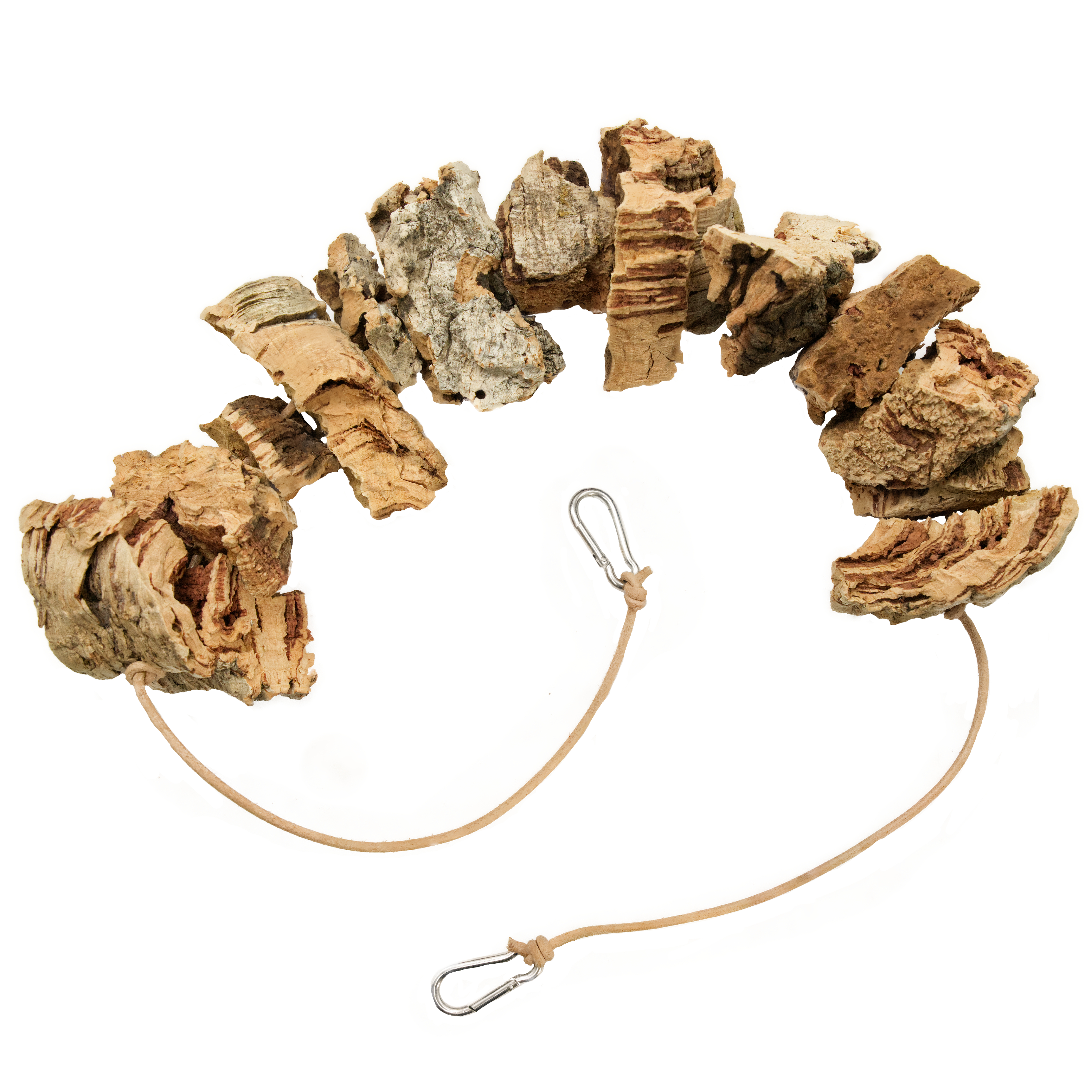 korkkette_zum_schreddern_fuer_voegel_koernerbude1 Korkkette für Sittiche und Papageien