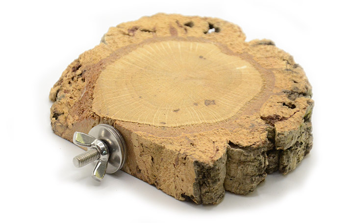 Kork_sitzbrettlkXSdcEvxAi9n Kork Sitzbrett mit Edelstahlhalterung 10 - 15 cm