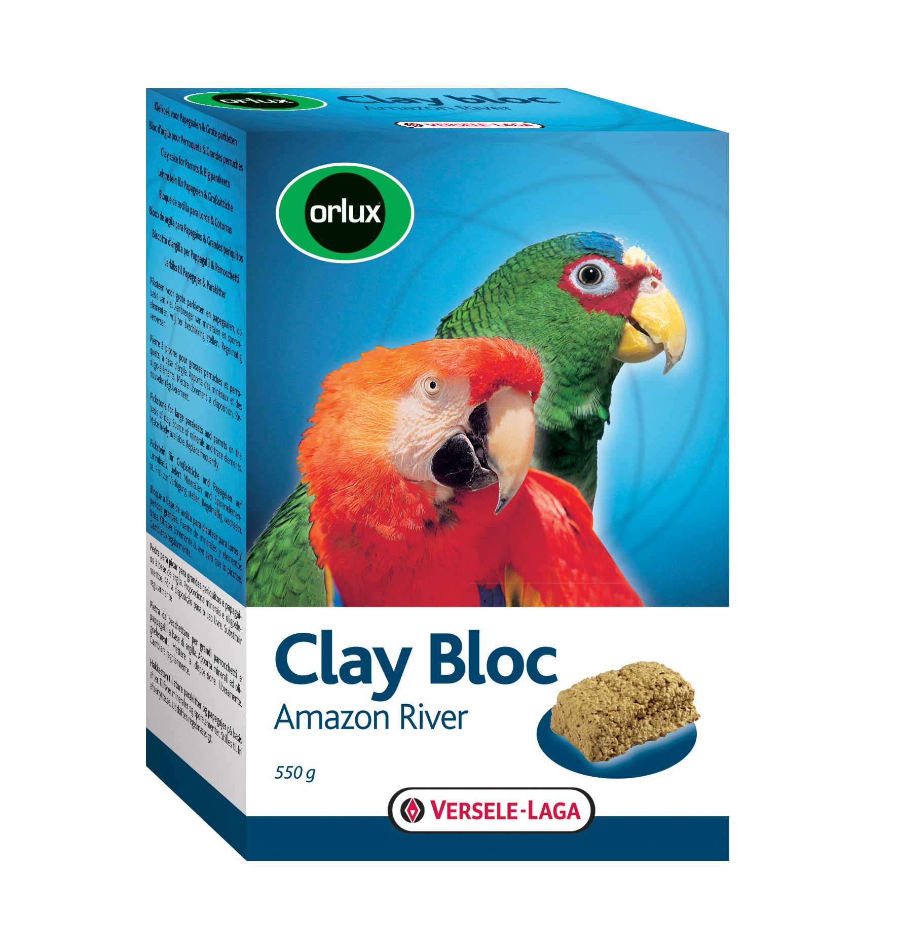 Orlux-Clay-Bloc-Amazon-River-550g Clay Bloc 550g
