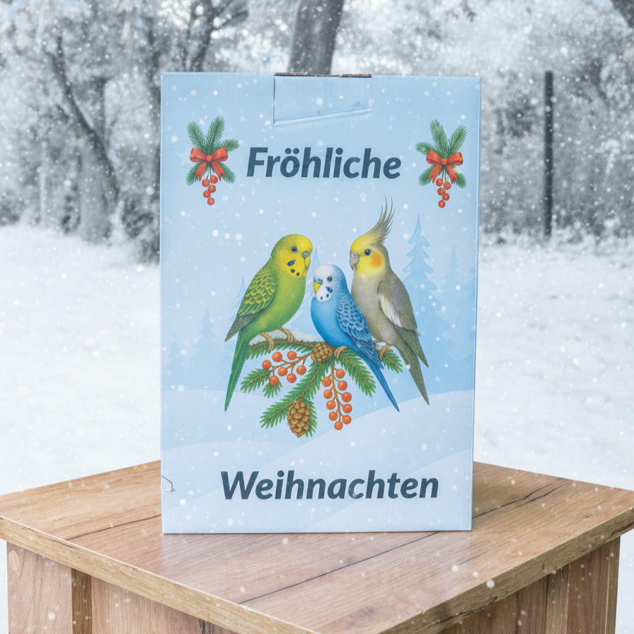 Körnerbude Adventskalender für Sittiche & Kleinpapageien