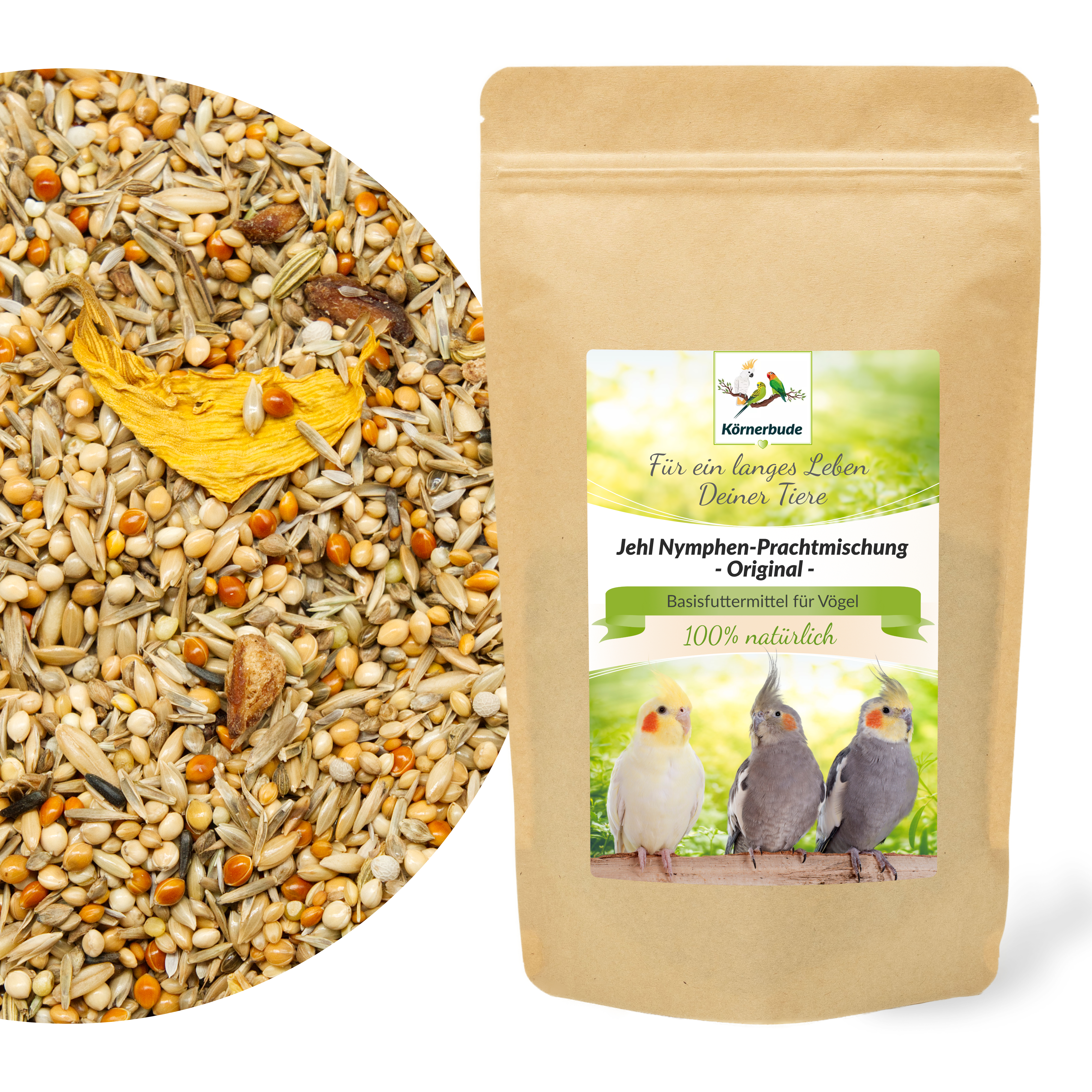 nymphen_prachtmischung_nymphensittichfutter_koernerbude_shop Nymphensittich Prachtmischung