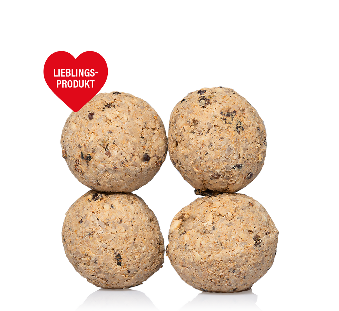 Power-Knödel mit Insekten ohne Netz