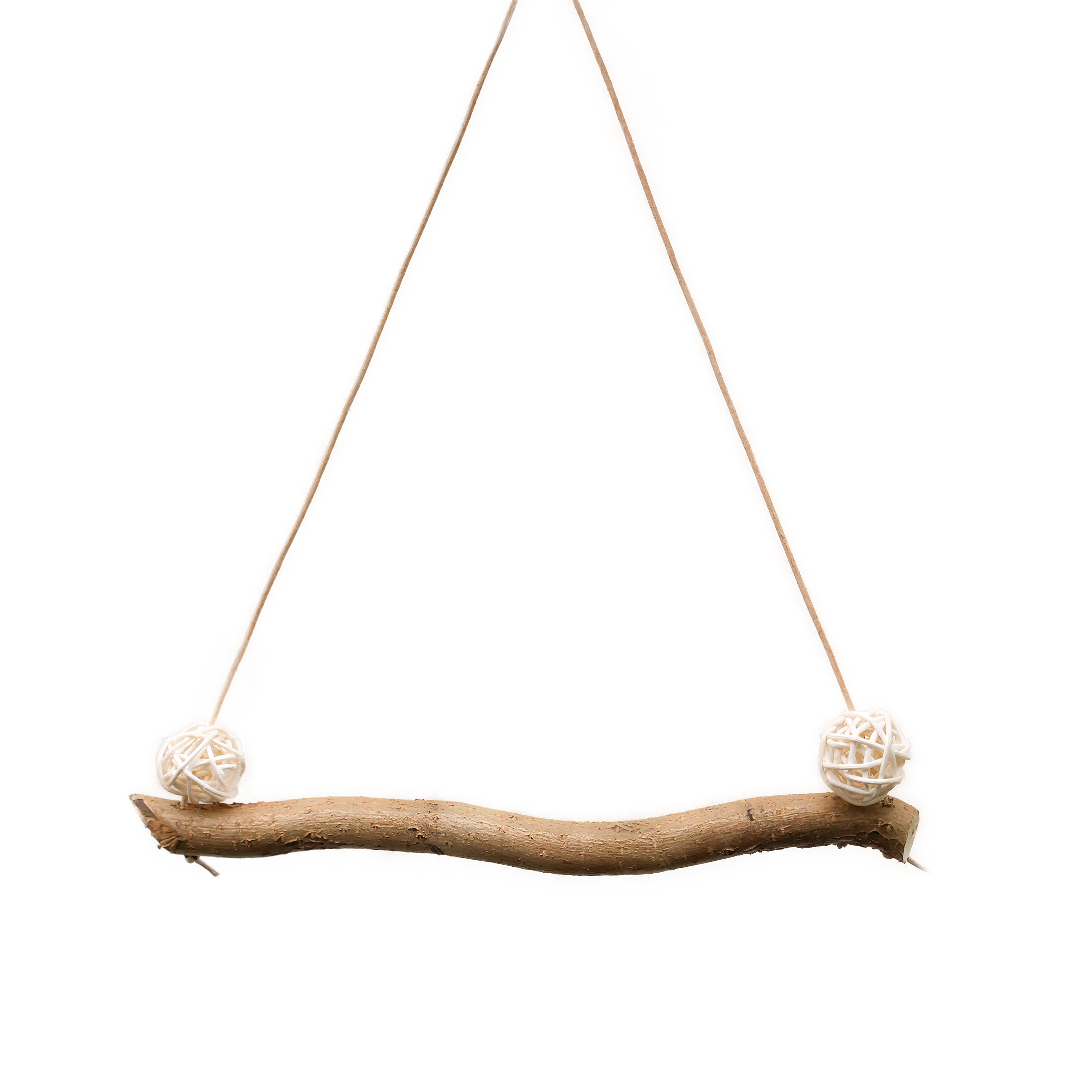 Naturschaukel mit Rankenkugeln 20 - 30 cm