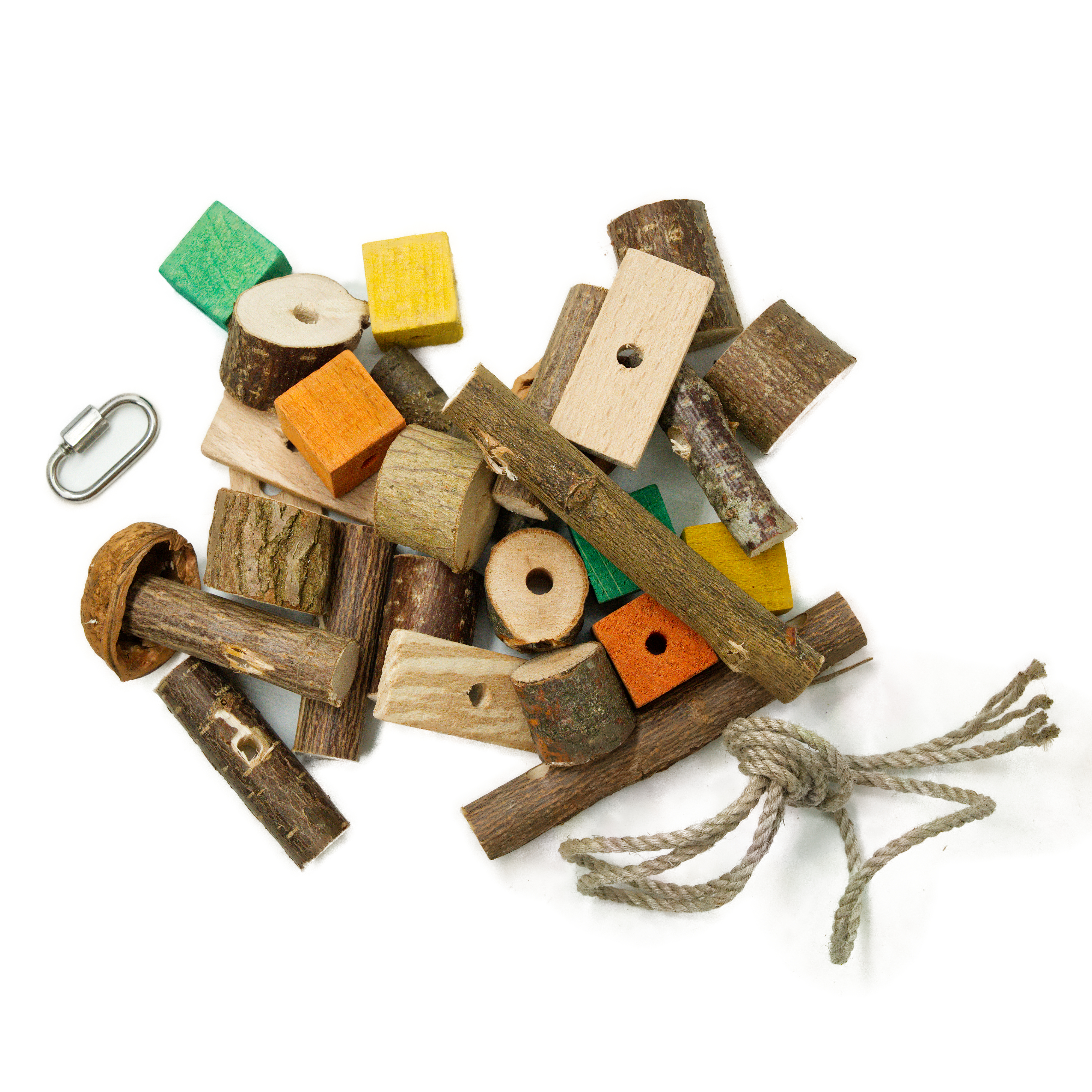 bastelset_fuer_wellensittiche_koernerbude Mini Bastelset für Wellensittiche