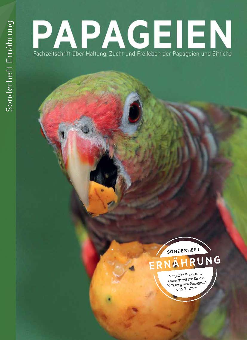 Umschlag_U1_Sonder_Ernaehrung_72dpi PAPAGEIEN-Sonderheft Ernährung