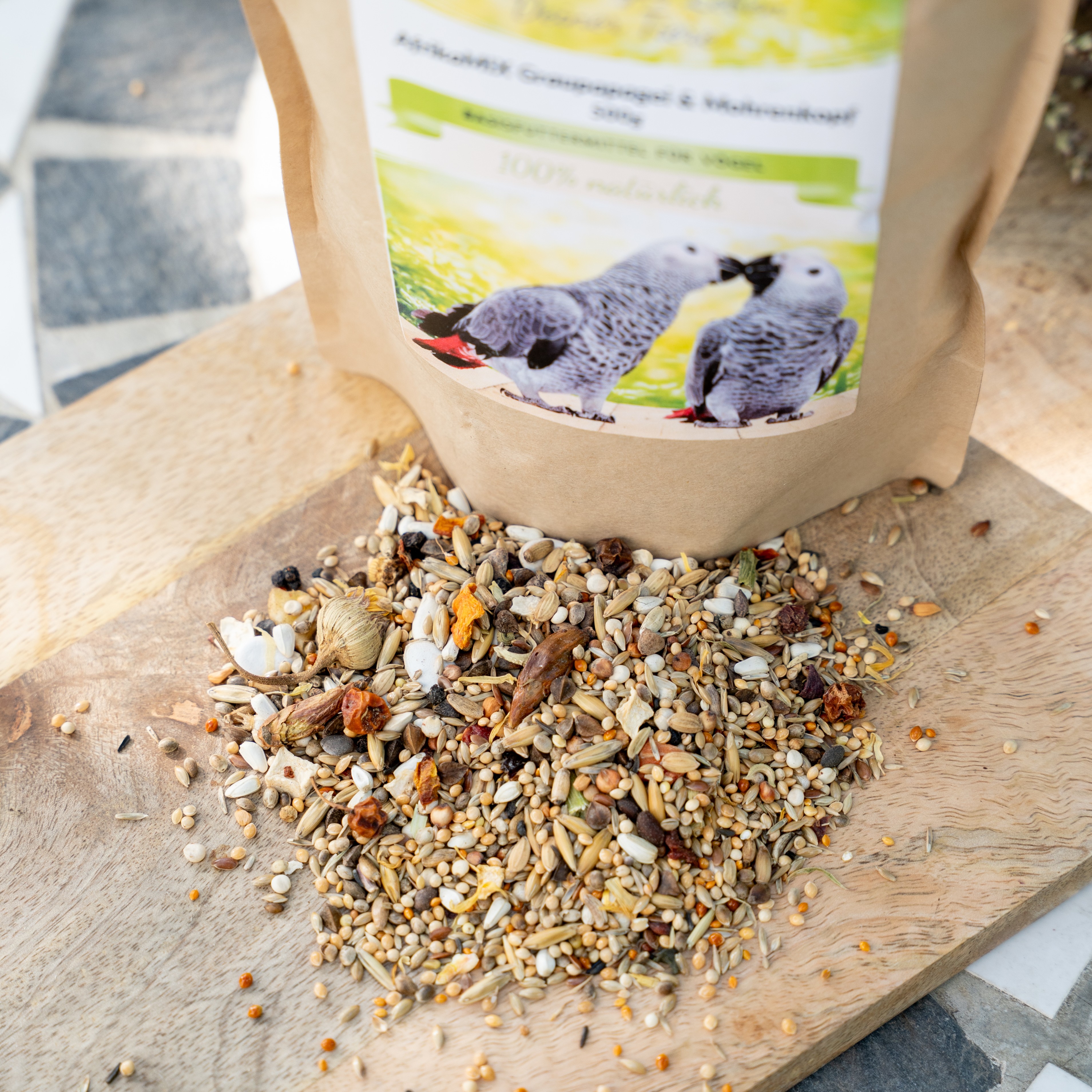 AfrikaMIX Graupapagei & Mohrenkopf