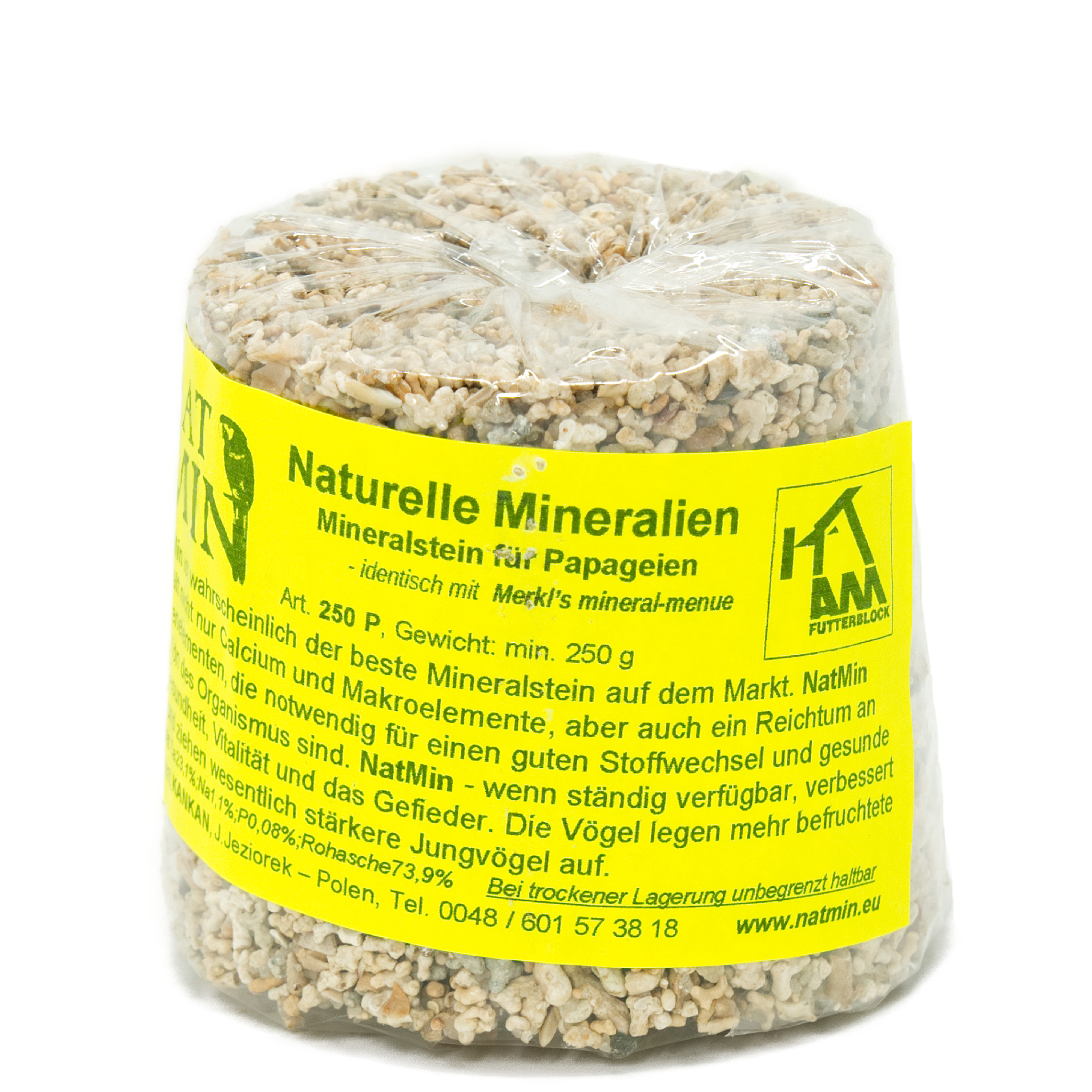 NatMin 250P für Papageien 250g