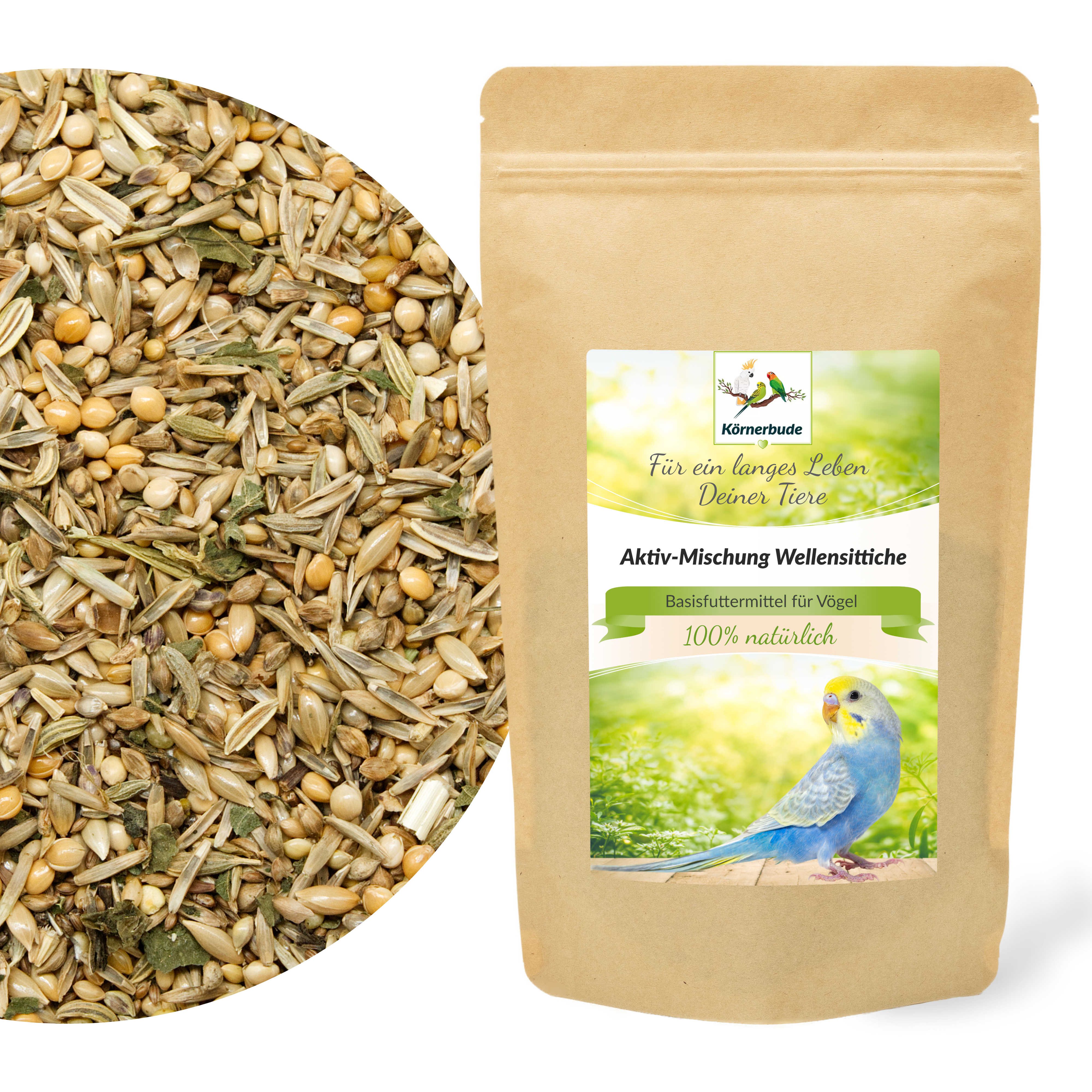 aktiv_mischung_wellensittiche_koernerbude_wellensittichfutter Aktiv-Mischung Wellensittiche 500g