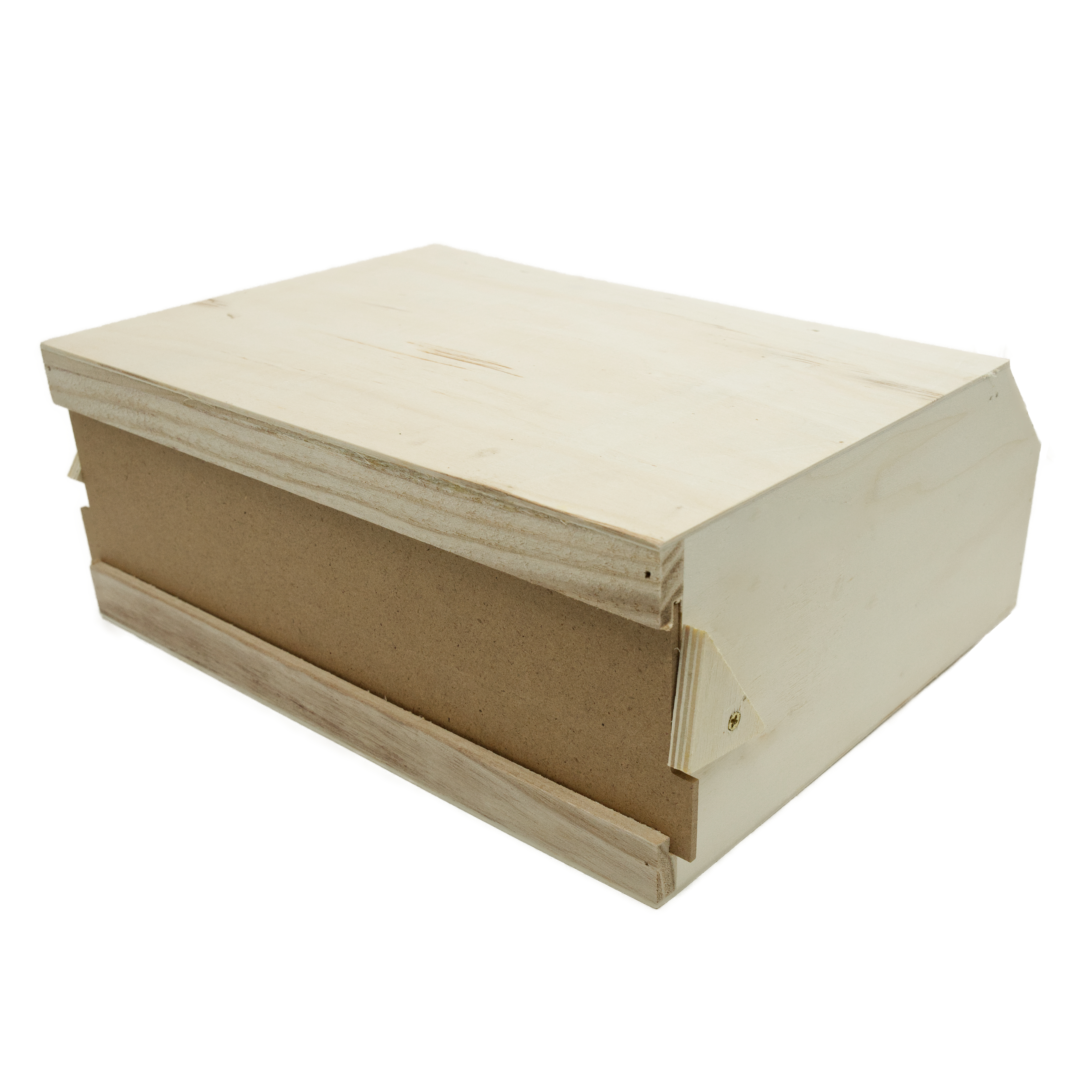 12117_versandkiste_aus_holz_fuer_voegel_2_teilig_koernerbude1 Versandkiste, 2 Fächer, 30 x 25 x 12 cm