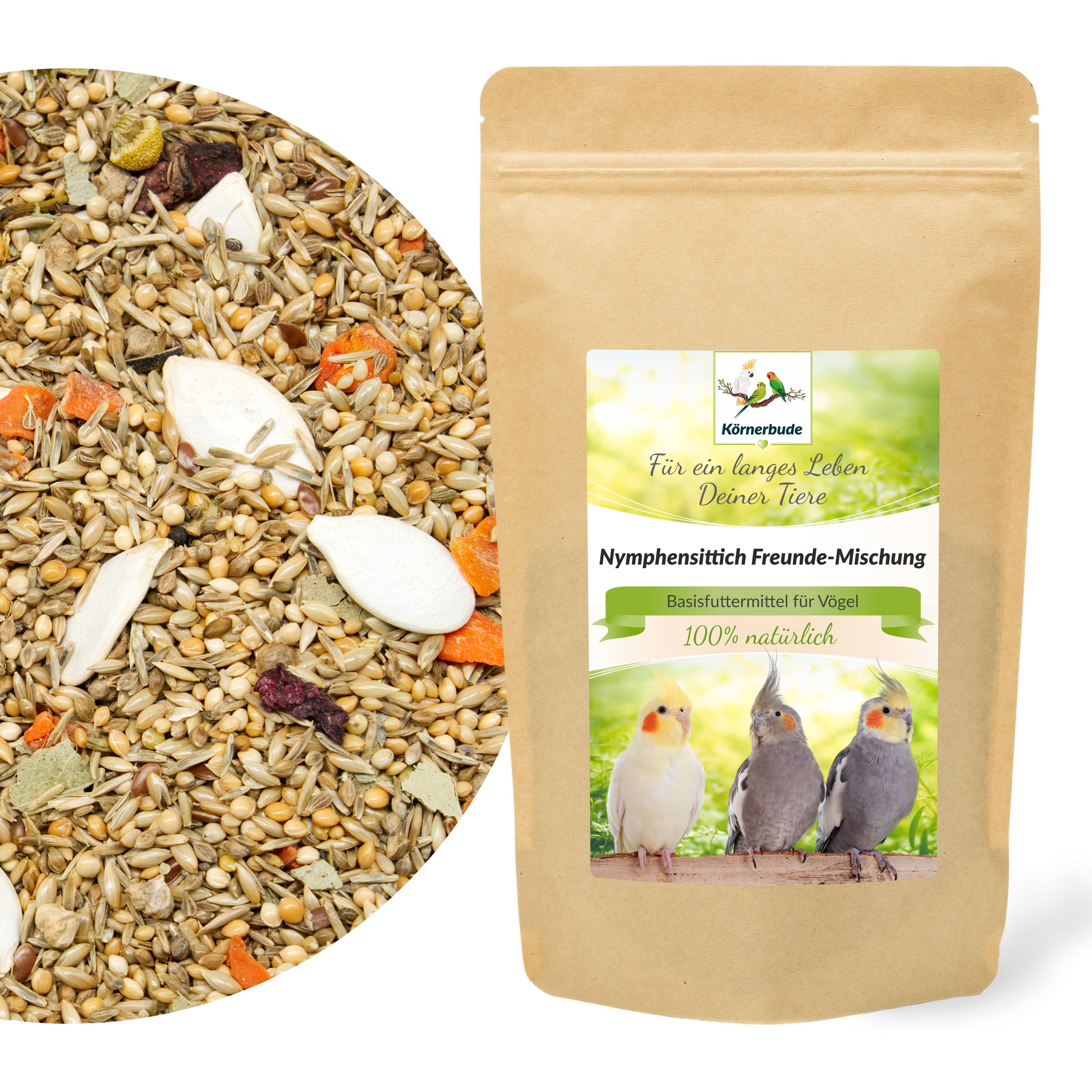 freunde_nymphensittichfutter_koernerbude_shop Nymphensittich Freunde-Mischung