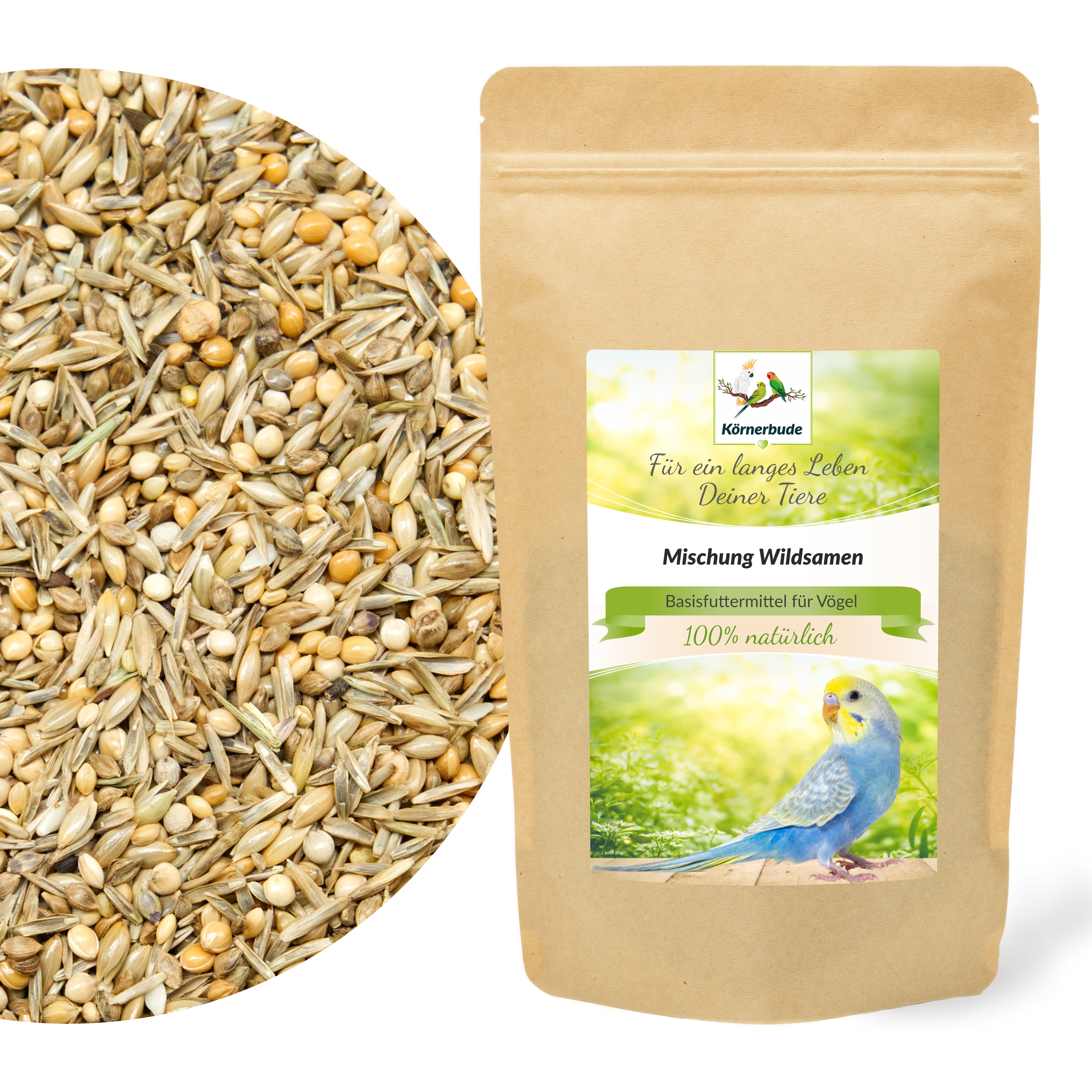 mischung_wildsamen_koernerbude_wellensittichfutter Mischung Wildsamen