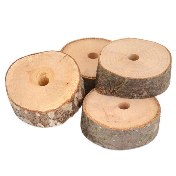 Naturholzscheibe dick 5-6 cm