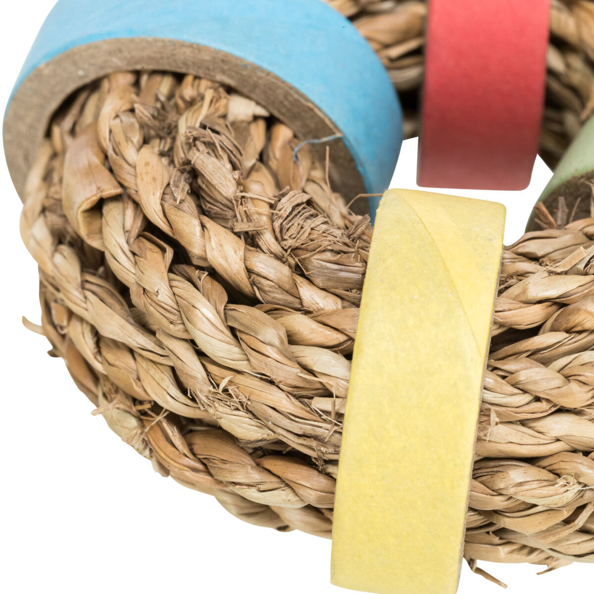 seegrasring_mit_papierringen_fuer_voegel_nagetiere_schredderspielzeug_koernerbude2
