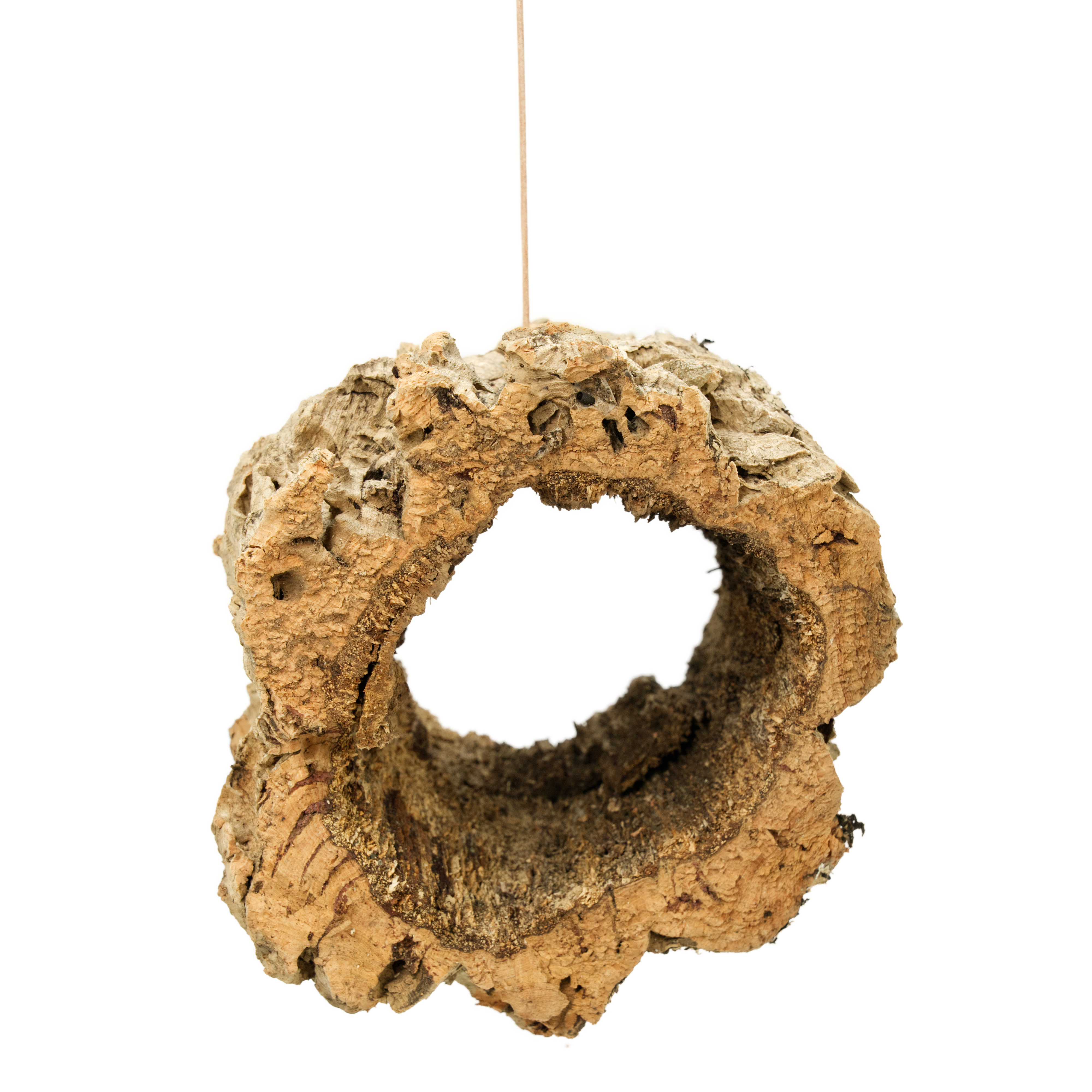 Korkröhren-Schaukel mit Lederband 2 Größen