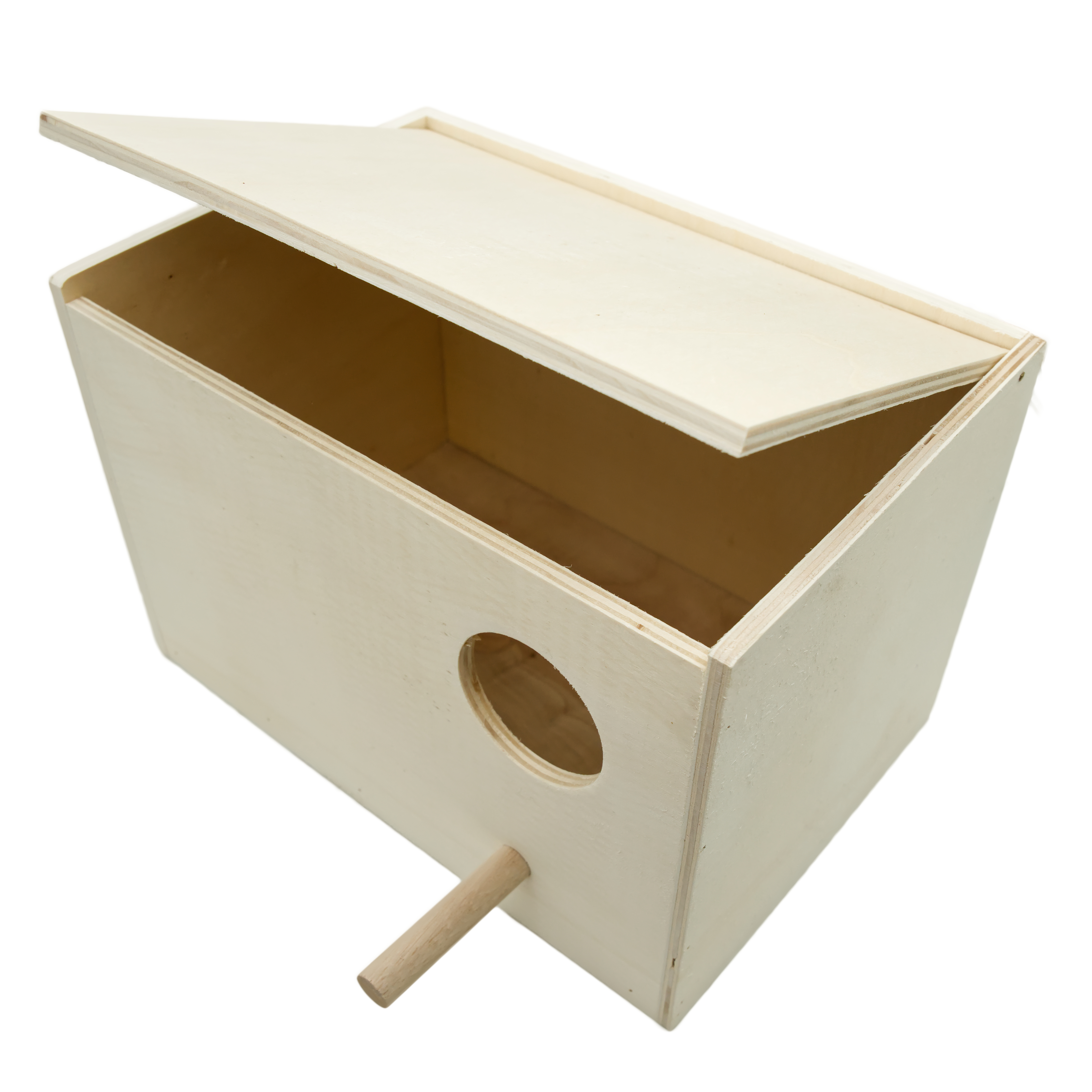 sw11100_grosssittich_nistkasten_aus_holz_koernerbude Großsittich Nistkasten waagerecht 30x20x20cm