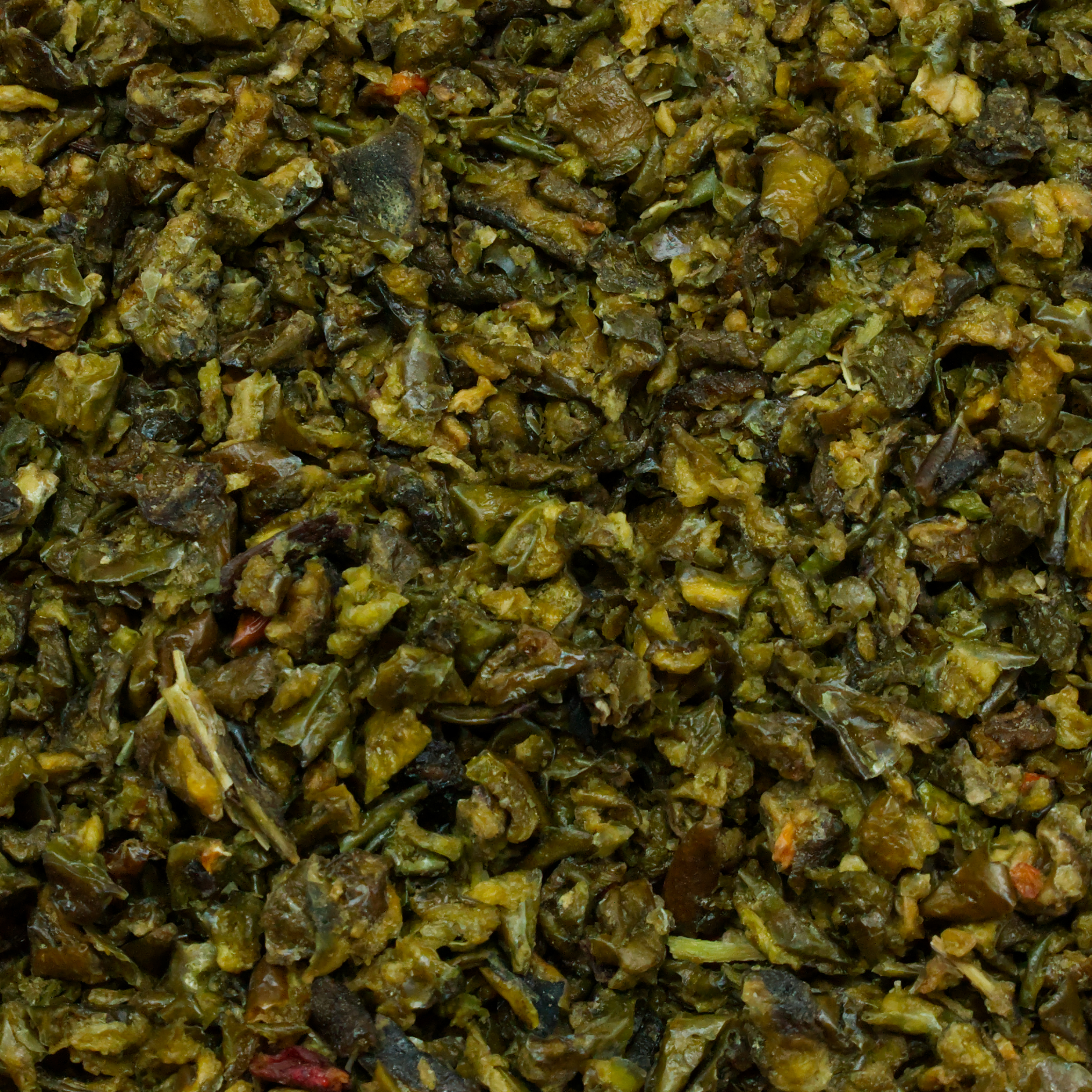 Paprikaflocken, grün getrocknet