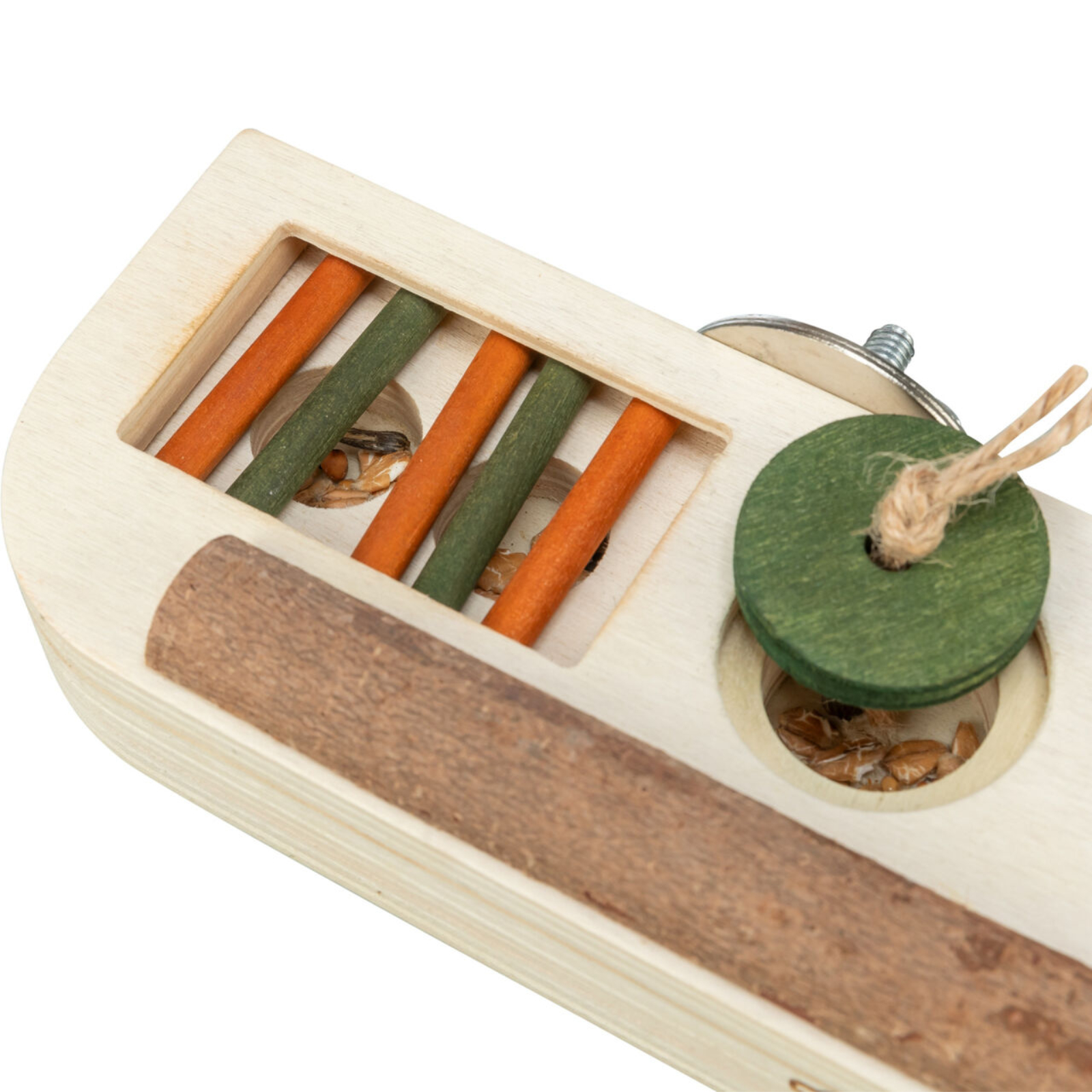 Snack-Spielzeug für Vögel