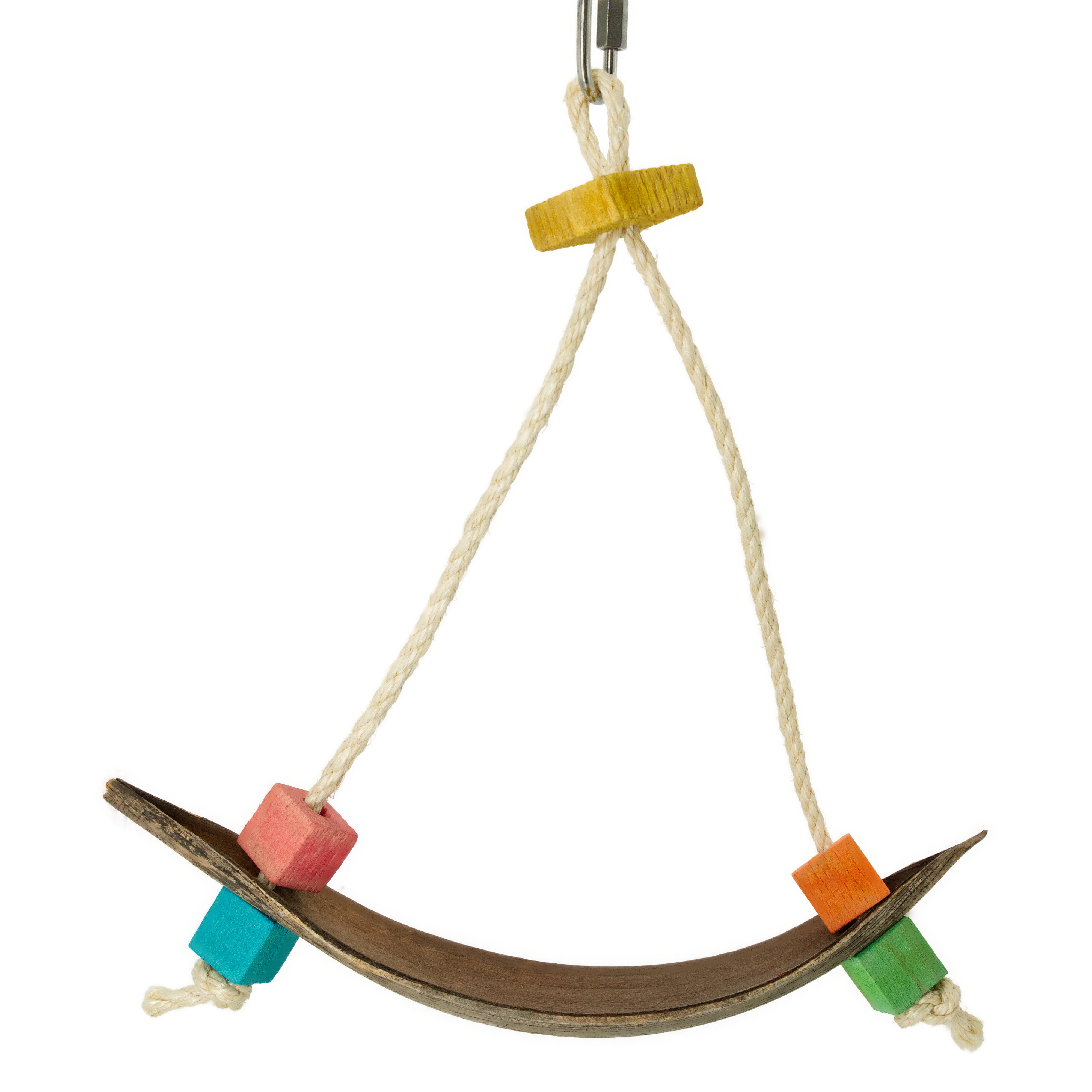 Sittich Palmblatt Schaukel mit Seegras Schnur