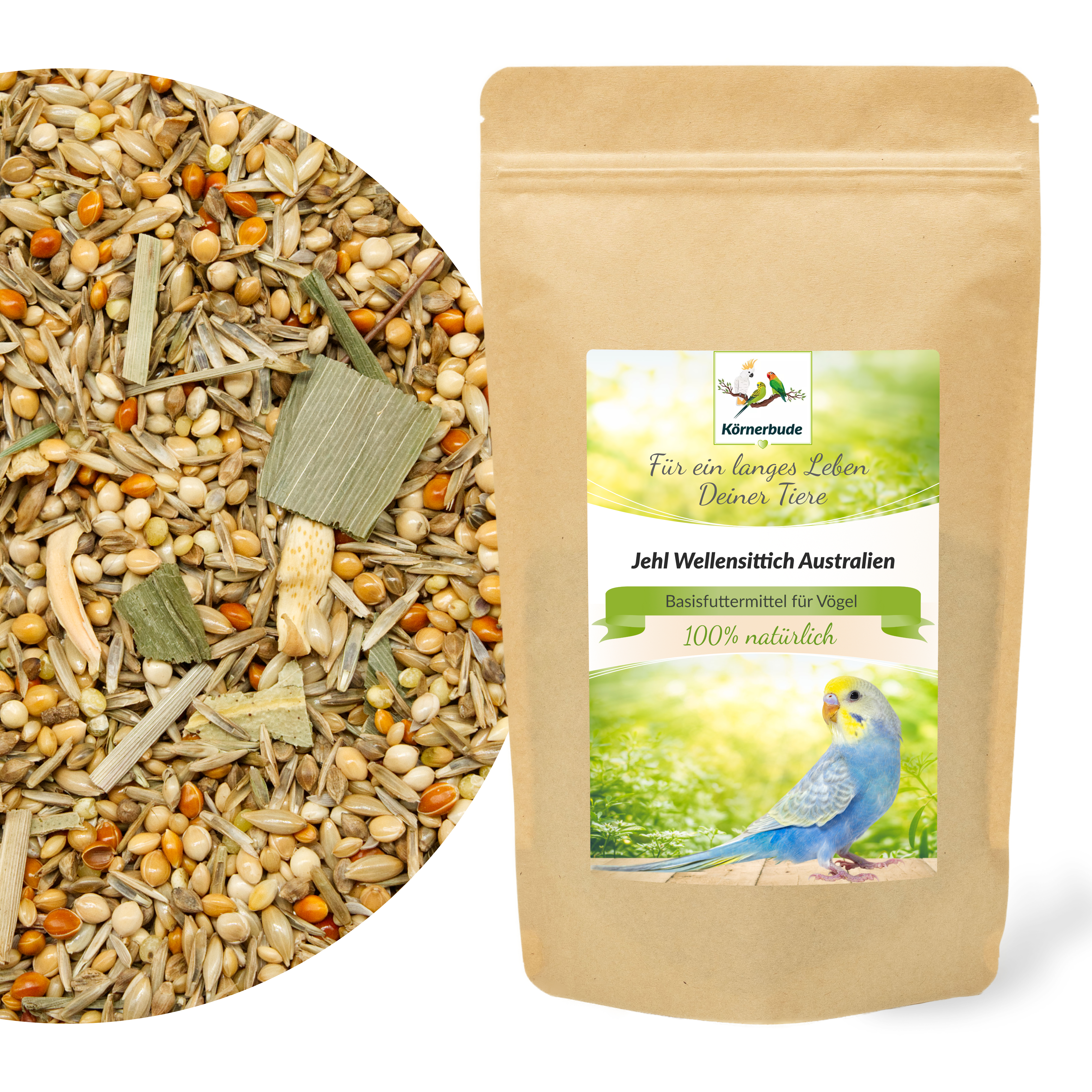 jehl_wellensittich_australien_koernerbude_wellensittichfutter Wellensittich Australien